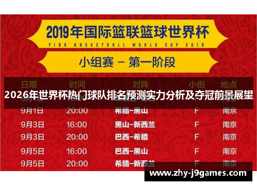 2026年世界杯热门球队排名预测实力分析及夺冠前景展望 2026年世界杯热门球队排名预测实力分析及夺冠前景展望